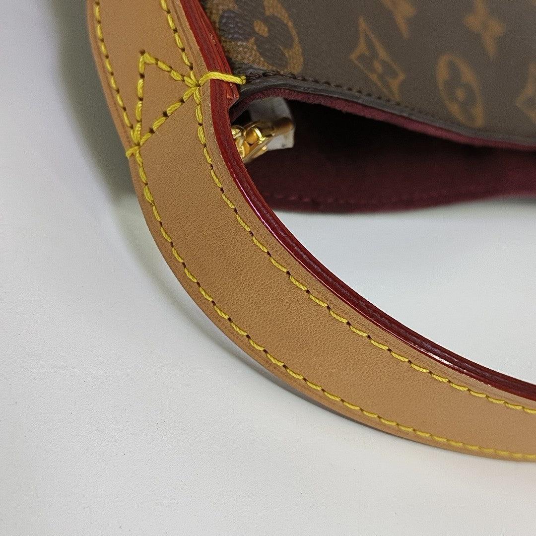 ALL IN Monogram Coated Canvas Brown