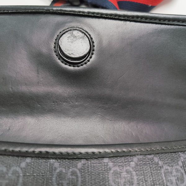 Neo Vintage Monogram Coated Canvas Black