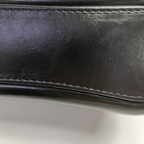 GABRIELLE Small Quilted Calfskin Black