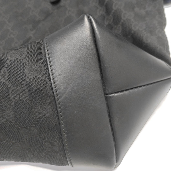 Monogram Canvas Tote Bag Black