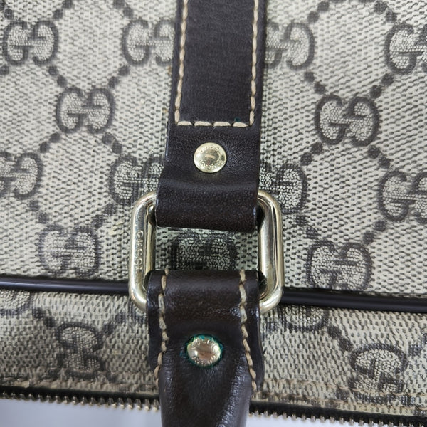 Duffle Monogram Coated Canvas Beige