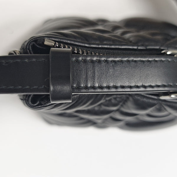Diortravel Nomad Small Cannage Calfskin Black