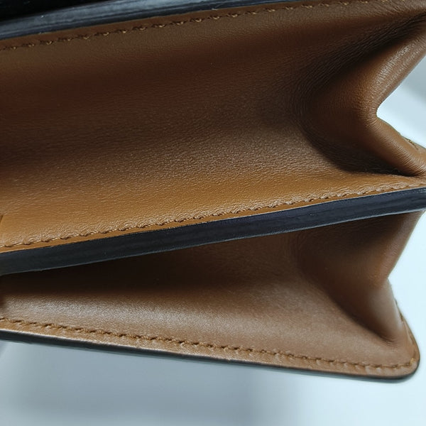 DAUPHINE Mini Monogram Coated Canvas Brown
