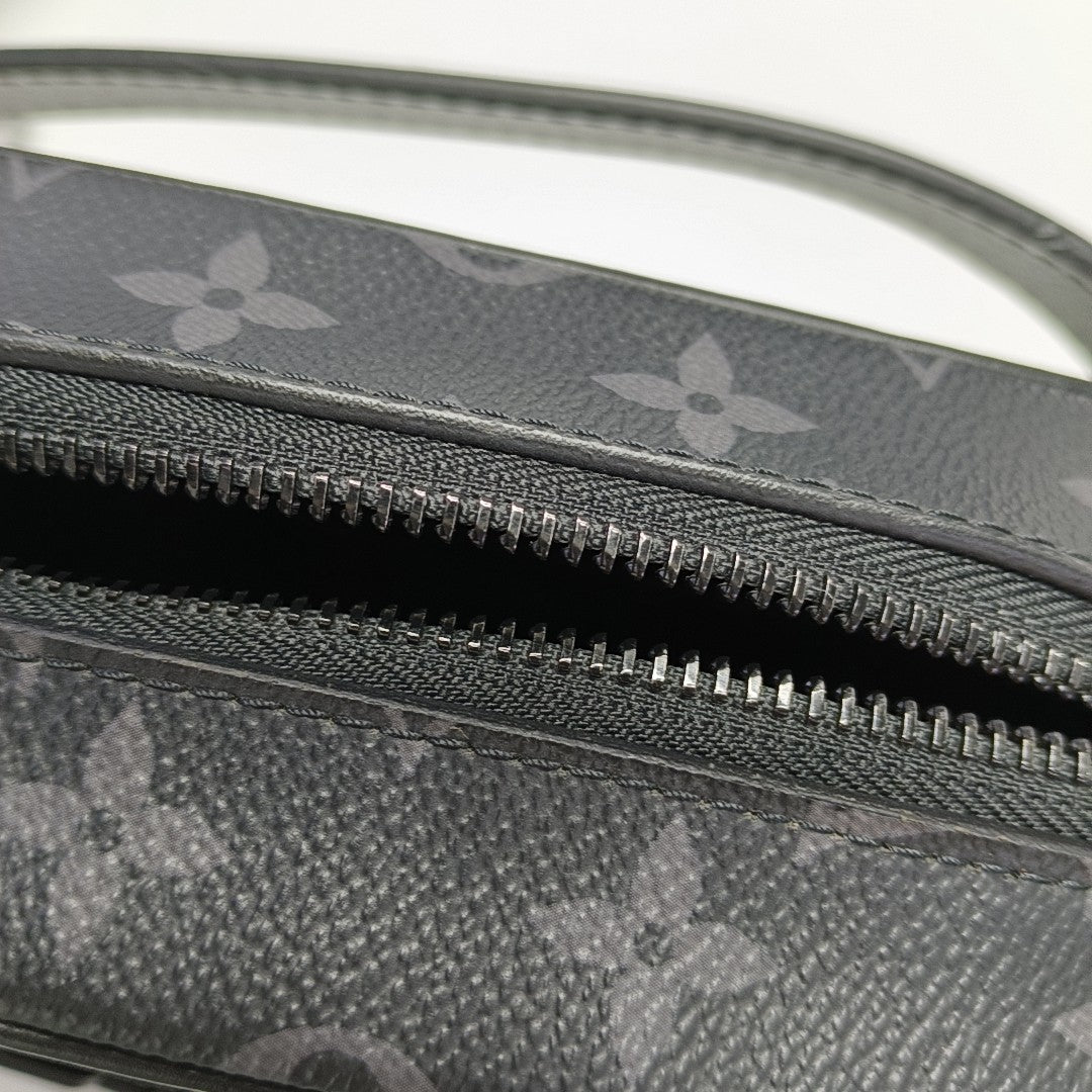 SOFT TRUNK Mini Monogram Coated Canvas Black