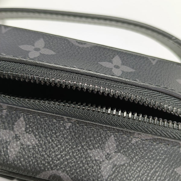 SOFT TRUNK Mini Monogram Coated Canvas Black