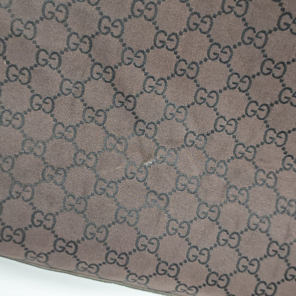 Monogram Nylon Shoulder Bag Brown