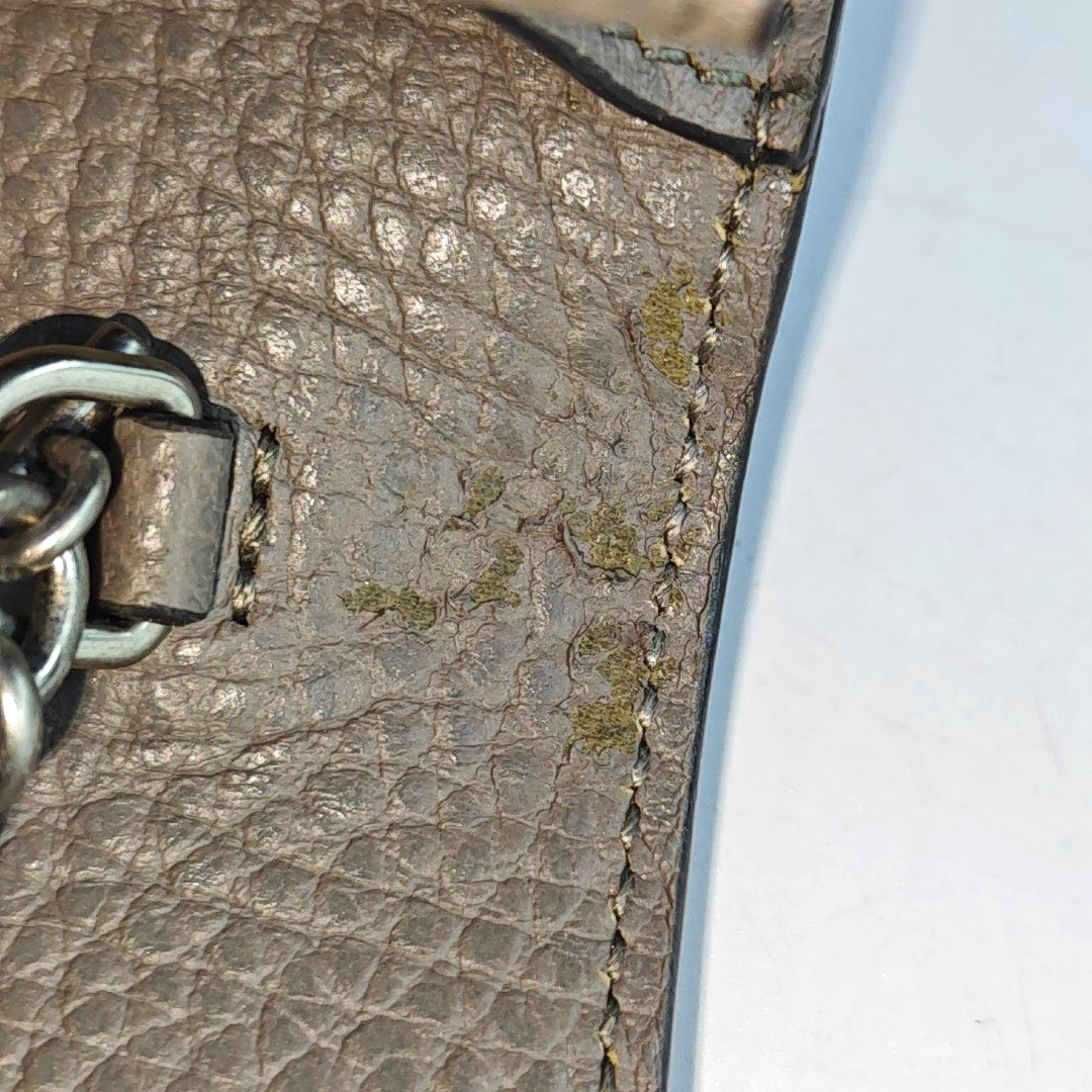 Authenticated pre-owned  Dionysus Super Mini Calfskin Grey - Shoulder Bag at Looply