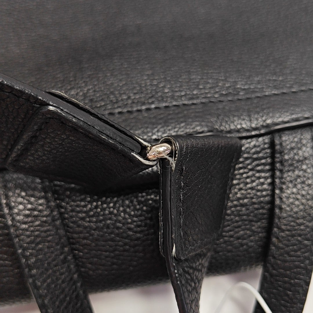 Calfskin Backpack Black