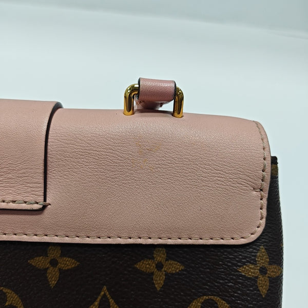 LOCKY BB Monogram Coated Canvas Pink