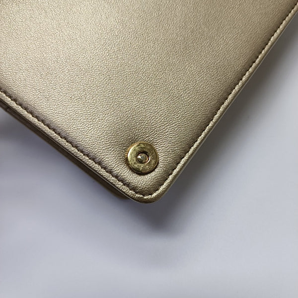 Matelassé Mini Quilted Lambskin Gold