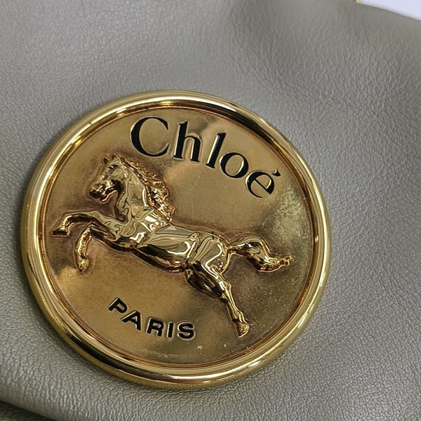Calfskin Shoulder Bag Beige