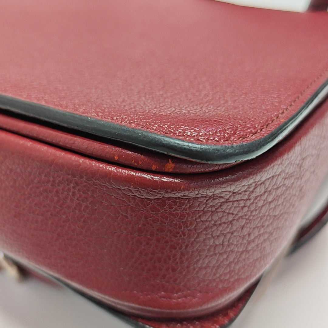 D-Ring Calfskin Red