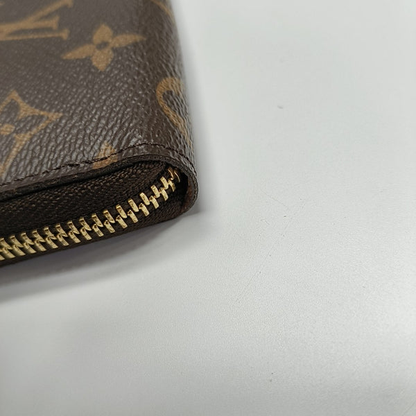 CLÉMENCE Monogram Coated Canvas Brown Wallet