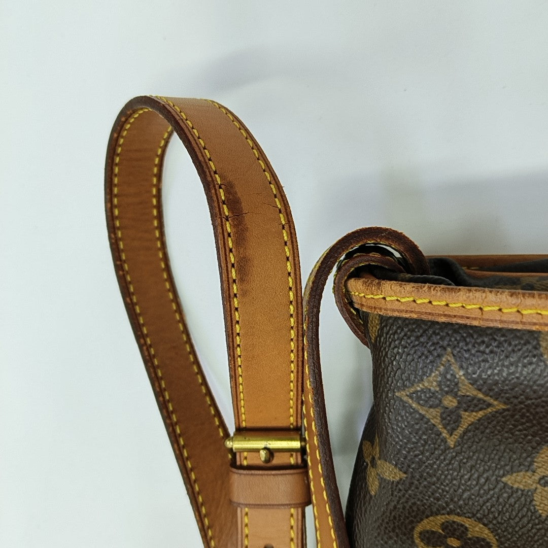 SAUMUR 30 Monogram Coated Canvas Brown