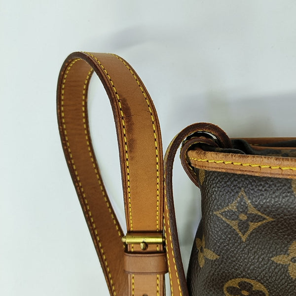 SAUMUR 30 Monogram Coated Canvas Brown