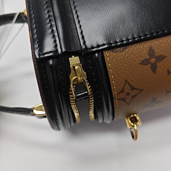 CANNES PM Monogram Coated Canvas Brown