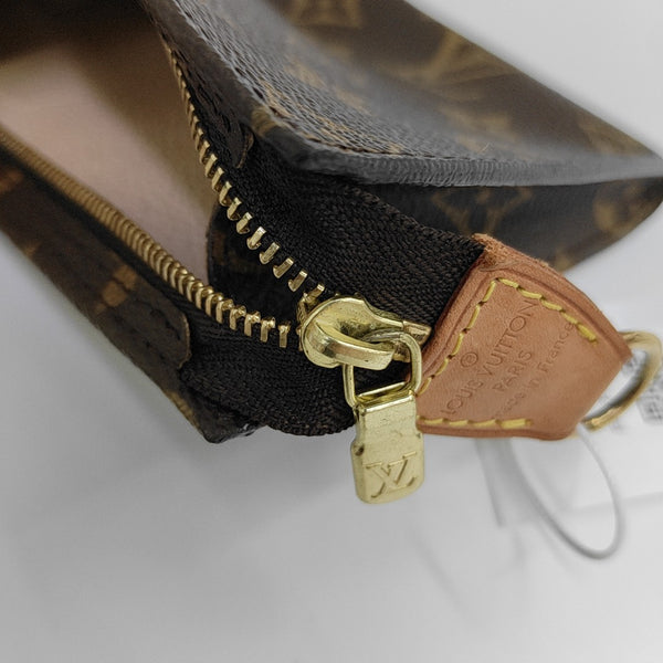 BUCKET Monogram Coated Canvas Brown