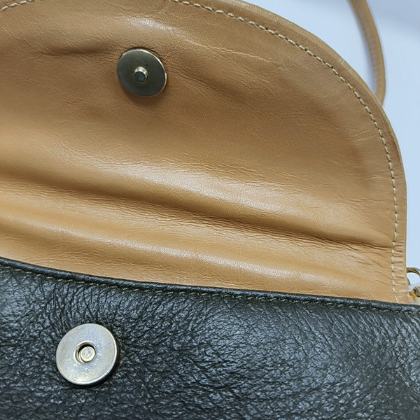 Calfskin Crossbody Bag Brown
