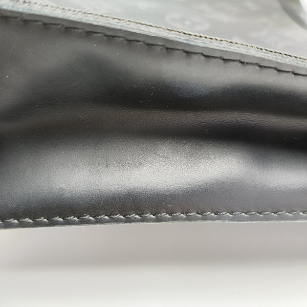 Pochette Voyag MM Monogram Coated Canvas Black