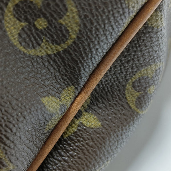 PALERMO PM Monogram Coated Canvas Brown