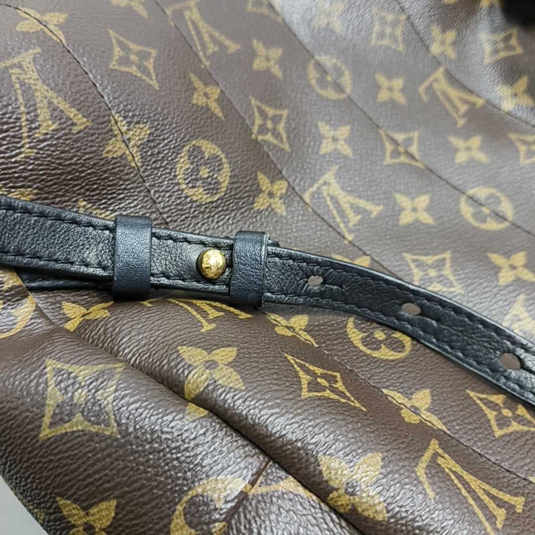 PALM SPRINGS MM Monogram Coated Canvas Brown
