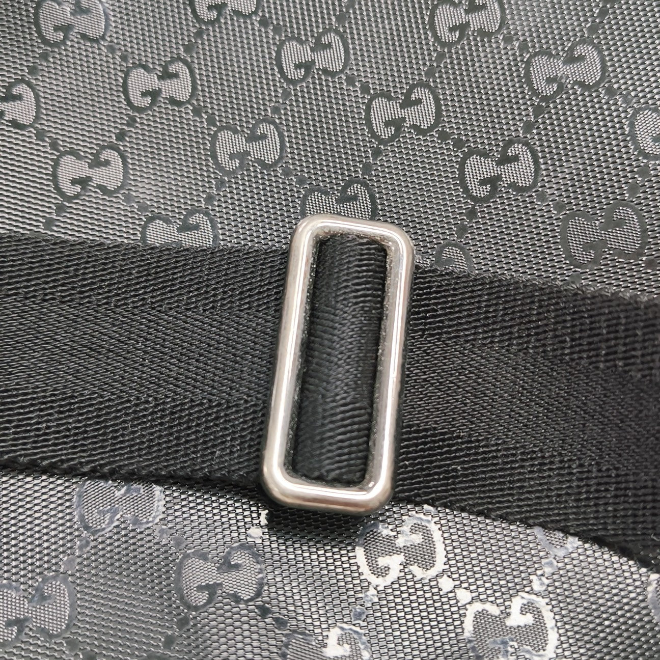 GG Imprime Monogram Coated Canvas Black