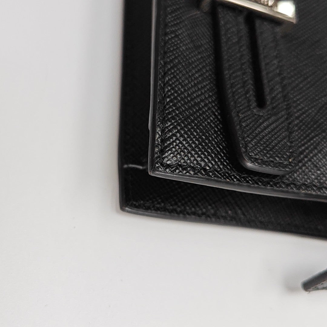 Leather Clutch Black
