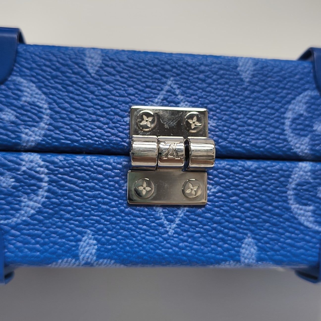 WALLET TRUNK Monogram Coated Canvas Blue