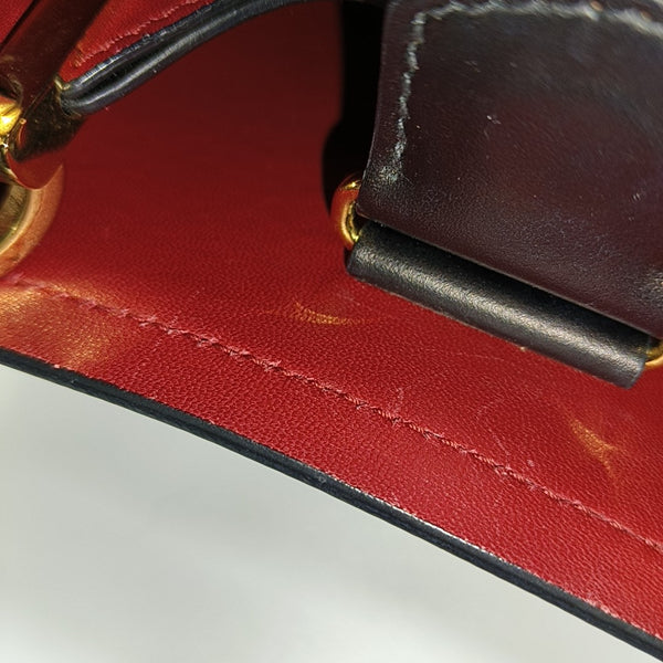 Panier Small Saffiano Calfskin Black