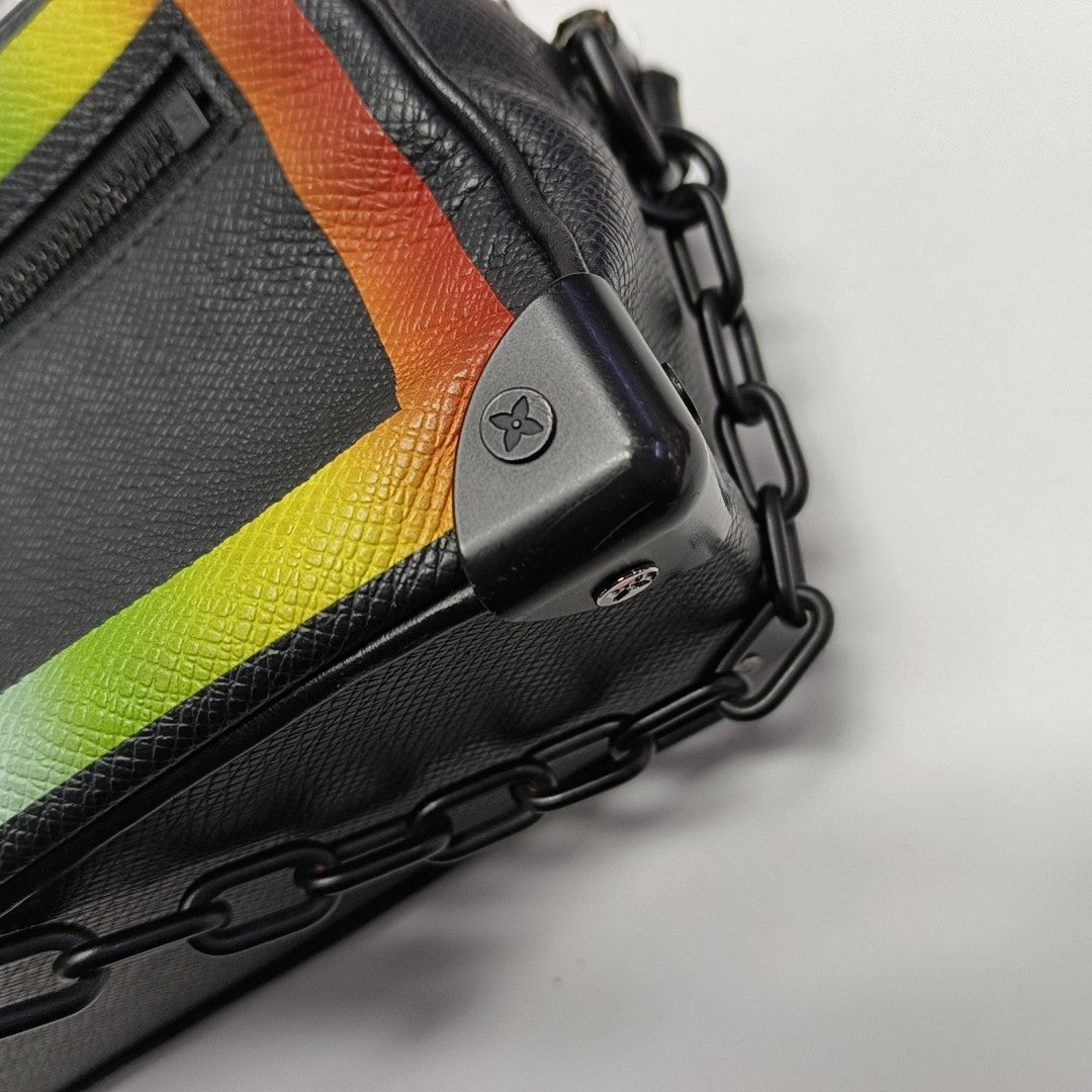 SOFT TRUNK Mini Calfskin Black