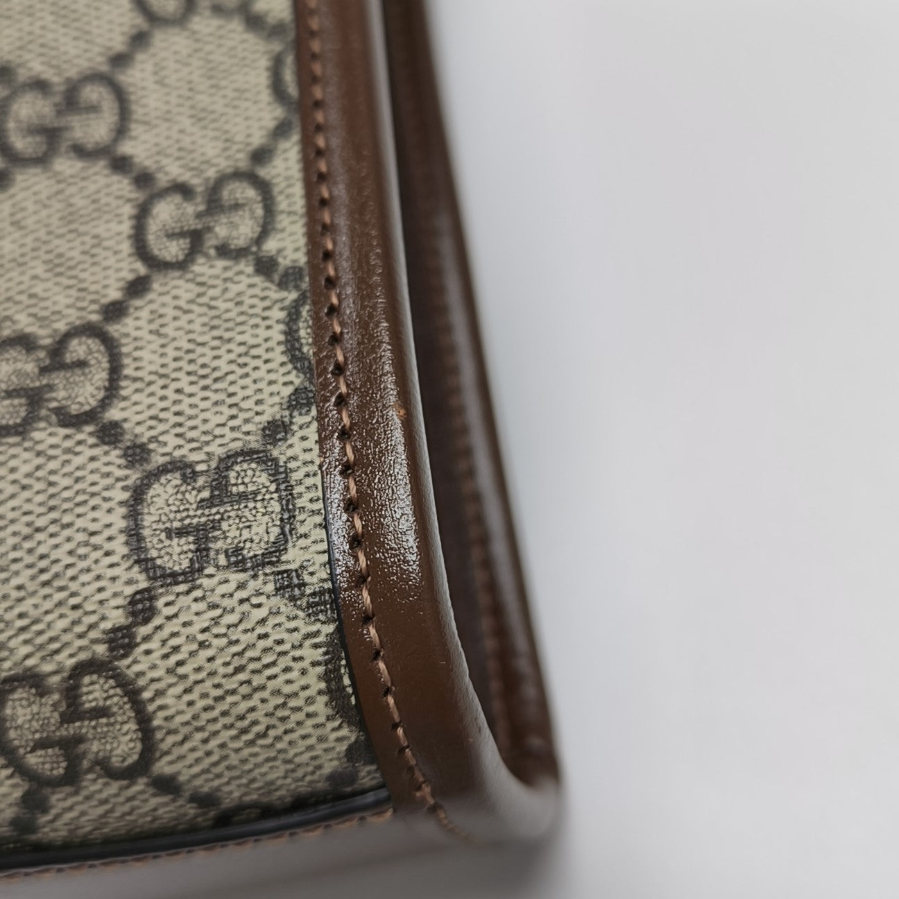 Retro Mini Monogram Coated Canvas Beige