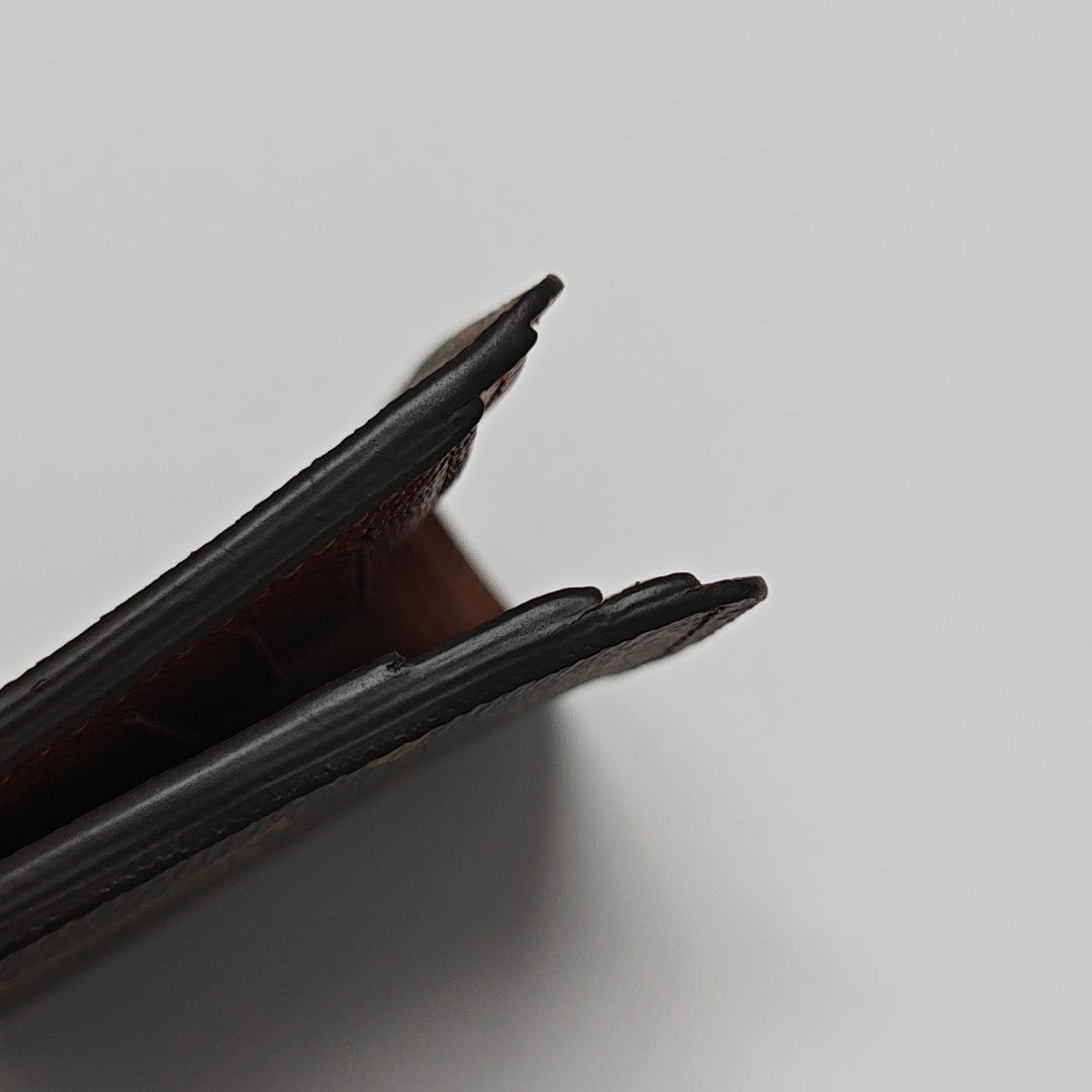 MULTIPLE Monogram Coated Canvas Brown Card Holder