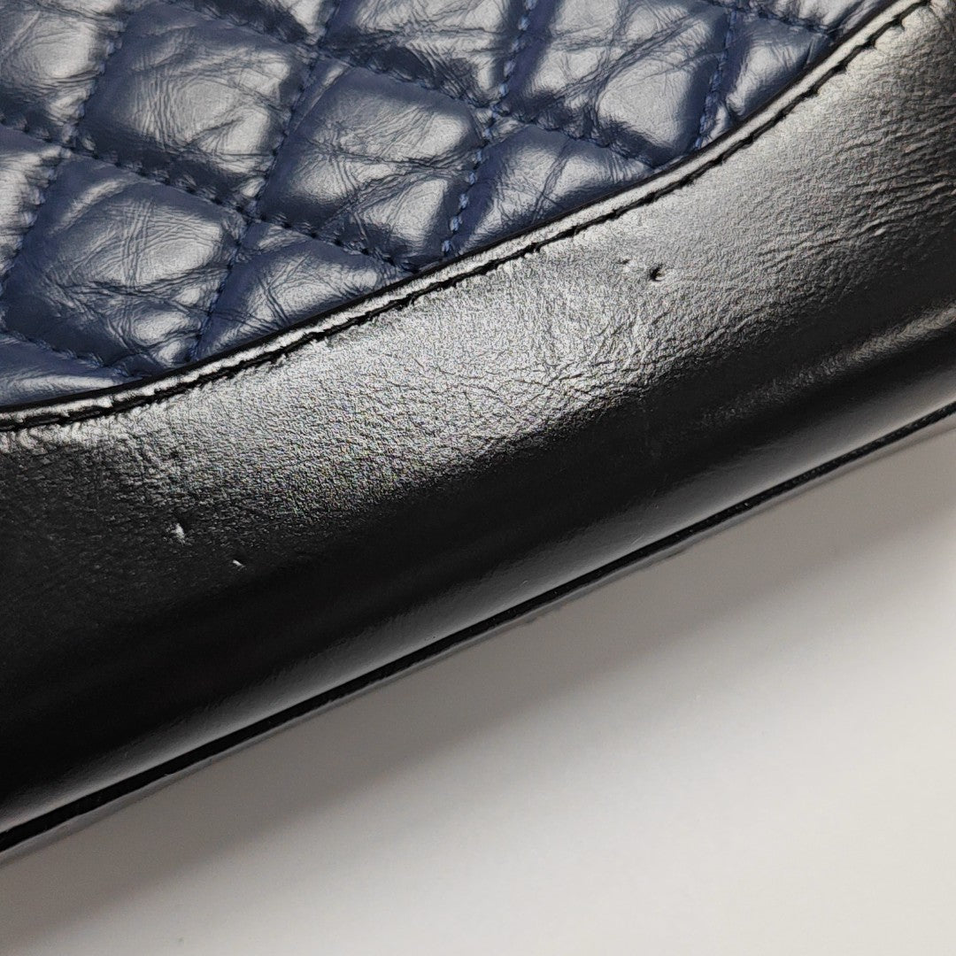 GABRIELLE Mini Quilted Calfskin Blue