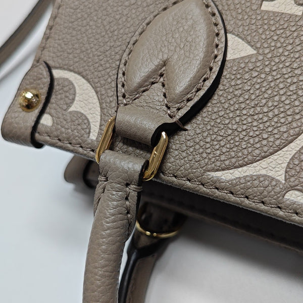 ONTHEGO BB Monogram Calfskin Gray