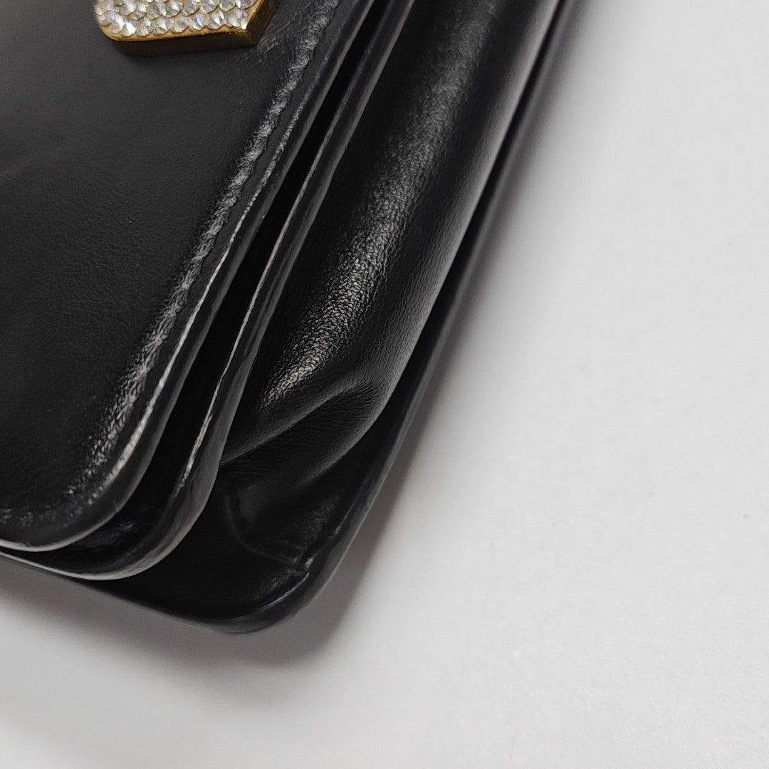 Matelassé Mini Lambskin Black