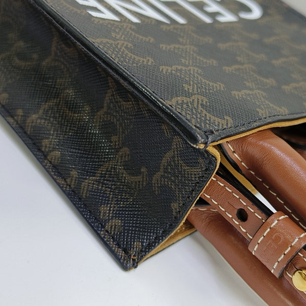 CABAS CELINE Mini Coated Canvas Brown