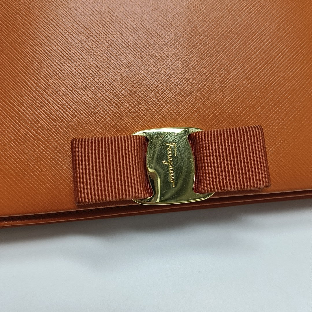 Ginny Calfskin Orange