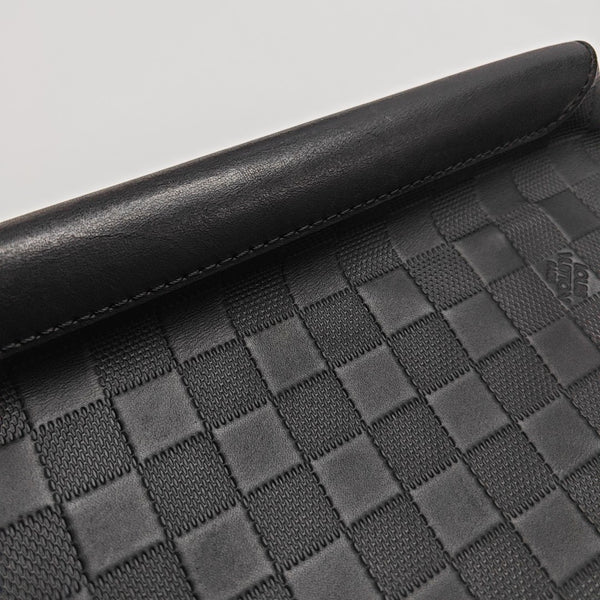 DISTRICT PM Damier Graphite Calfskin Black