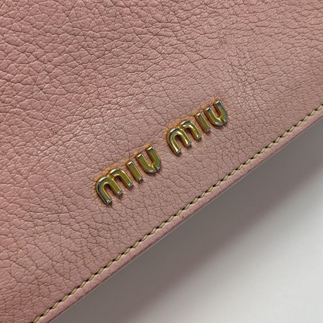 Calfskin Shoulder Bag Pink