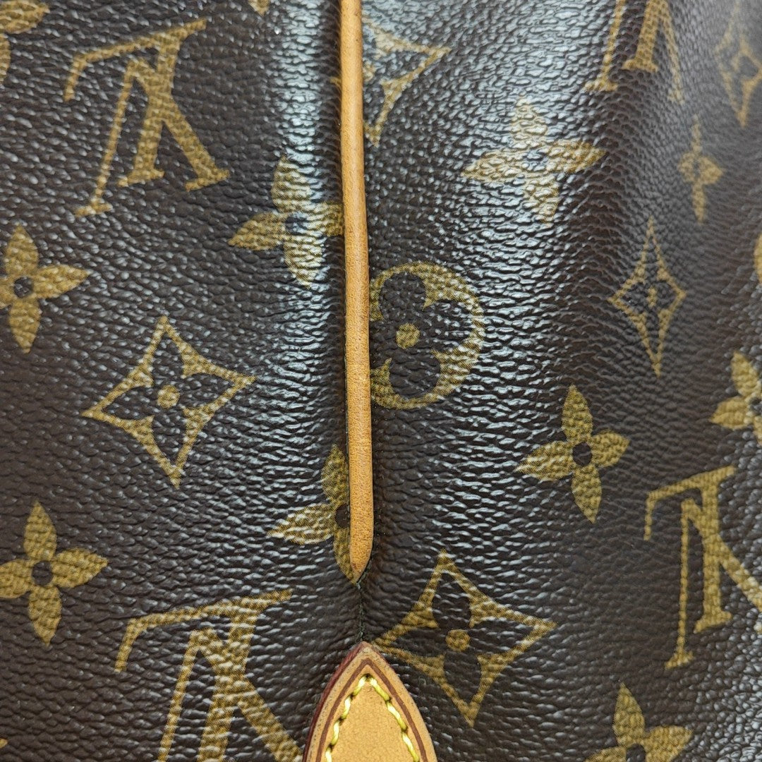 TOTALLY MM Monogram Coated Canvas Brown