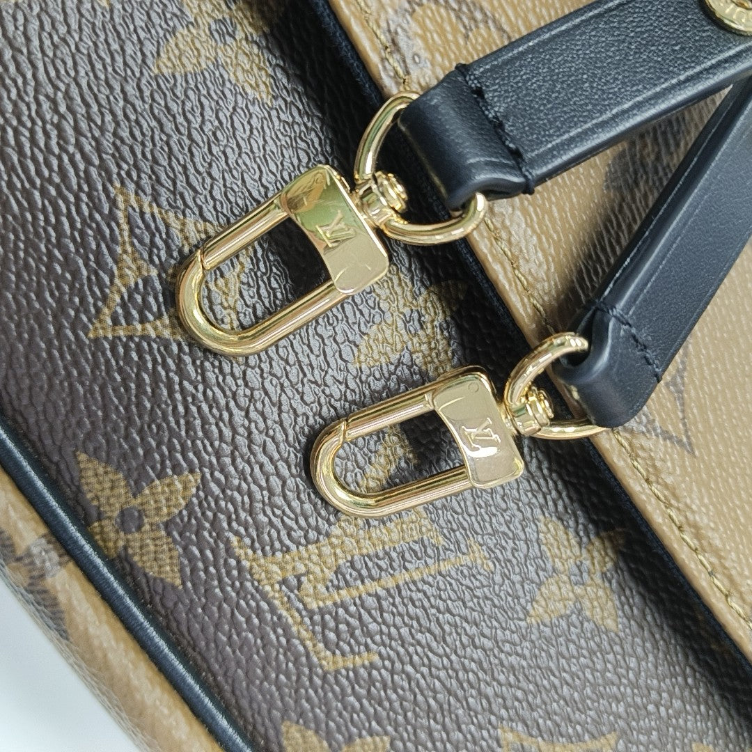 IVY Monogram Coated Canvas Brown