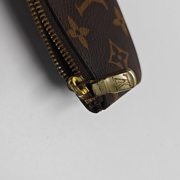 Monogram Coated Canvas Coin Purse Brown