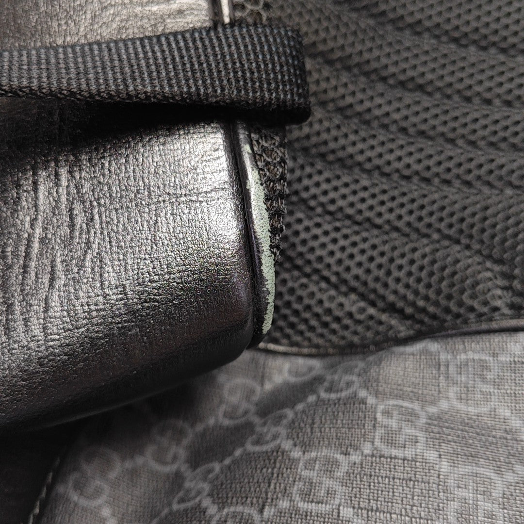 Retro Medium Monogram Coated Canvas Black