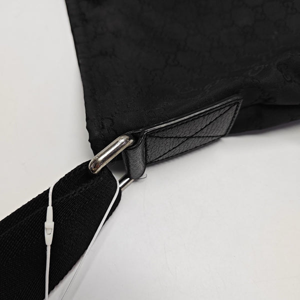 GG Supreme Monogram Nylon Black