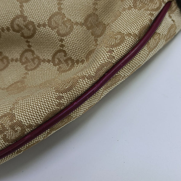 Monogram Canvas Shoulder Bag Beige