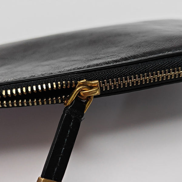 Calfskin Shoulder Bag Black
