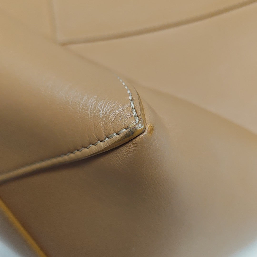 Puzzle Fold Medium Calfskin Brown