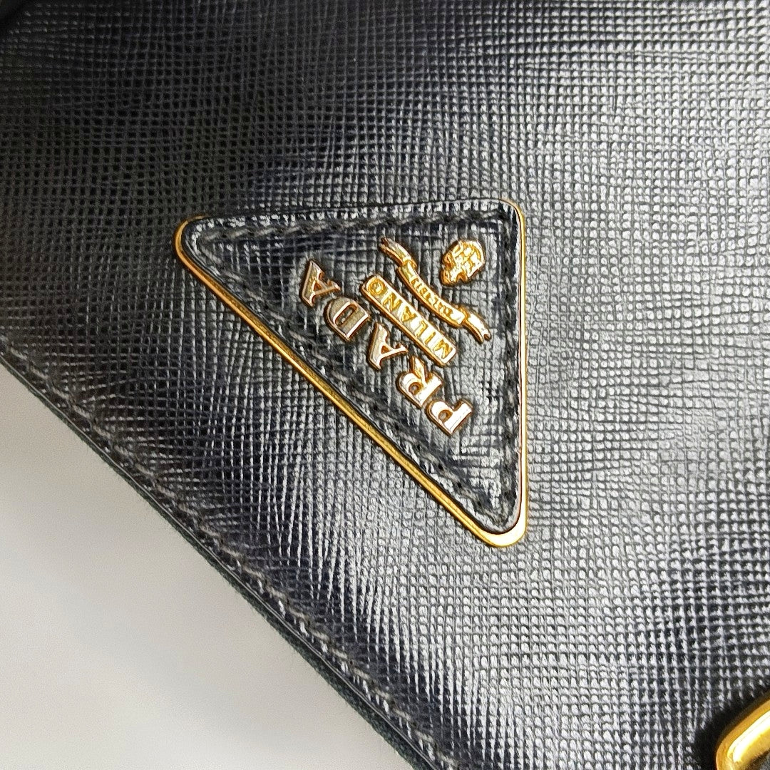 Galleria Saffiano Calfskin Black