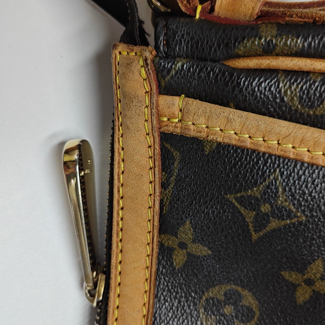 TULUM GM Monogram Coated Canvas Brown