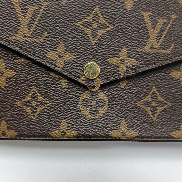 FÉLICIE Monogram Coated Canvas Brown